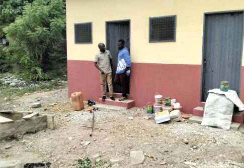 North Dayi DCE Kudjoh Attah inspects some ongoing Projects